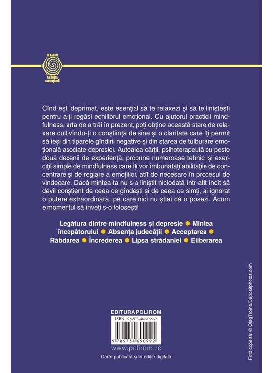 Copertă produs Mindfulness &icirc;mpotriva depresiei - gallery big 2
