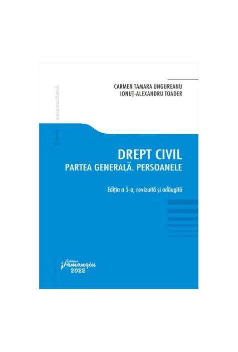 Copertă produs Drept civil. Partea generală. Persoanele