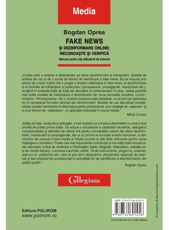 Copertă produs Fake news şi dezinformare online: recunoaşte şi verifică - gallery big 2