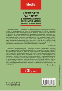 Copertă produs Fake news şi dezinformare online: recunoaşte şi verifică