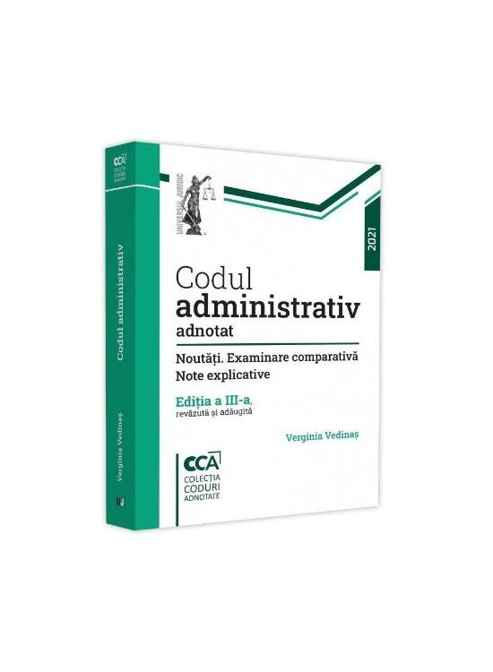 Copertă produs Codul administrativ adnotat. Noutăți. Examinare comparativă. Note explicative - 2021 - gallery big 1