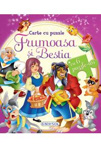 Copertă produs Carte cu puzzle. Frumoasa și Bestia