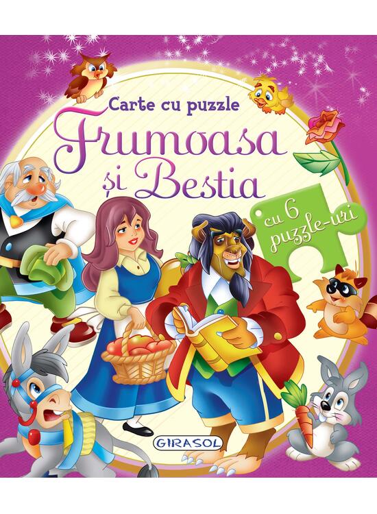 Copertă produs Carte cu puzzle. Frumoasa și Bestia - gallery big 1