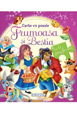 Copertă produs Carte cu puzzle. Frumoasa și Bestia