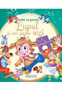 Copertă produs Carte cu puzzle. Lupul și cei șapte iezi