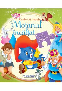 Copertă produs Carte cu puzzle. Motanul &icirc;ncălțat