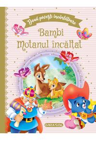 Copertă produs Două povești &icirc;nc&acirc;ntătoare: Bambi / Motanul &icirc;ncălțat