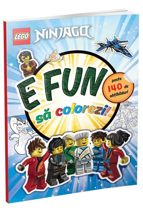 Copertă produs E fun să colorezi Ninjago!