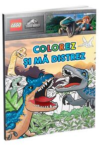 Copertă produs Colorez și mă distrez &icirc;n Jurassic World!