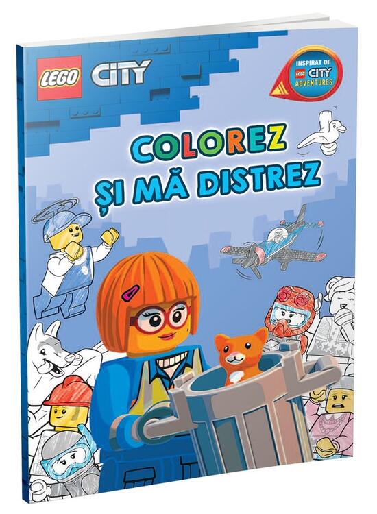 Copertă produs Colorez și mă distrez &icirc;n Orașul LEGO! - gallery big 1