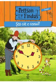 Copertă produs Pettson și Findus. Știi c&acirc;t e ceasul?