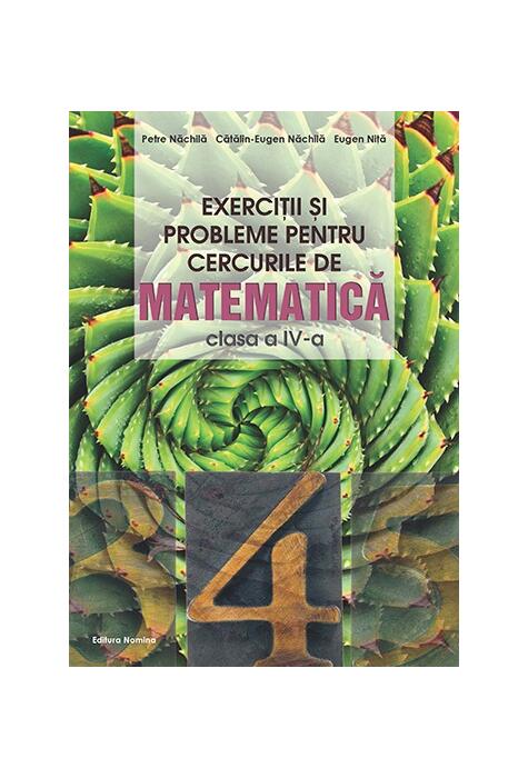 Copertă produs Exerciții și probleme pentru cercurile de matematică. Clasa a IV-a