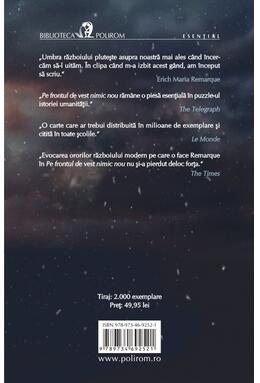 Copertă produs Pe frontul de vest nimic nou