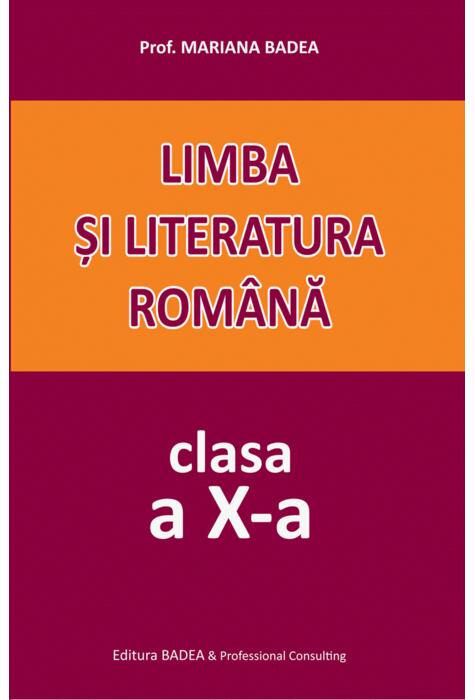 Copertă produs Limba și literatura rom&acirc;nă. Clasa a X-a