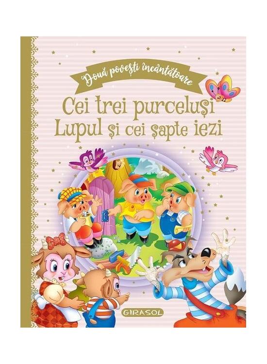 Copertă produs Două povești &icirc;nc&acirc;ntătoare: Cei trei purceluși / Lupul și cei șapte iezi - gallery big 1