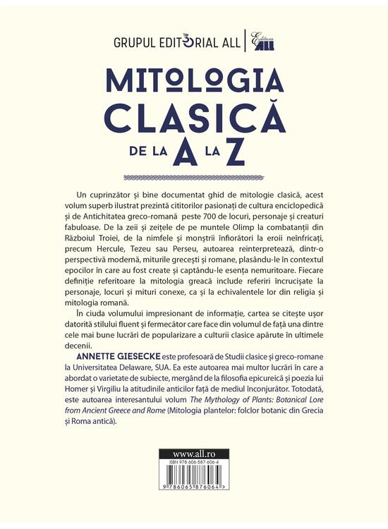 Copertă produs Mitologia clasică de la A la Z - gallery big 2