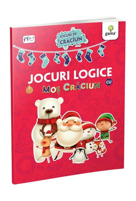 Copertă produs Jocuri logice cu Moș Crăciun