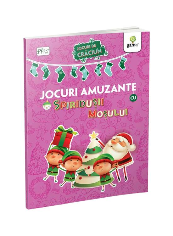Copertă produs Jocuri amuzante cu Spiridușii Moșului - gallery big 1