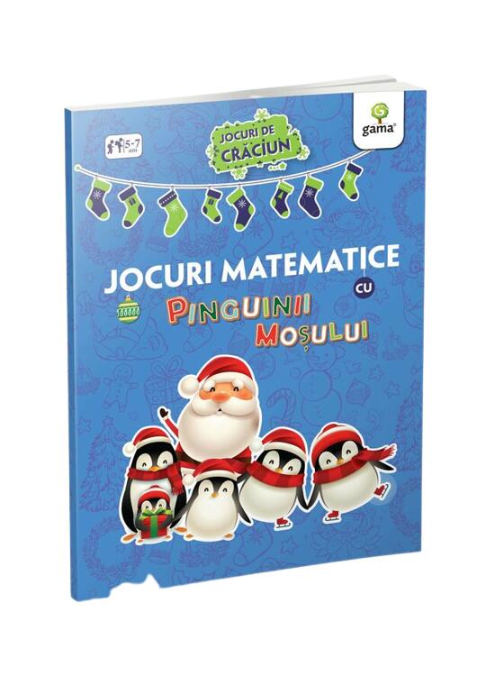 Copertă produs Jocuri matematice cu Pinguinii Moșului - gallery big 1