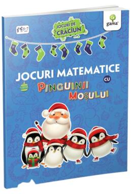 Copertă produs Jocuri matematice cu Pinguinii Moșului