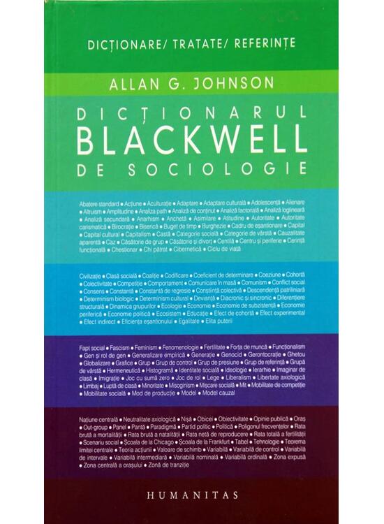 Copertă produs Dicționarul Blackwell de sociologie - gallery big 1