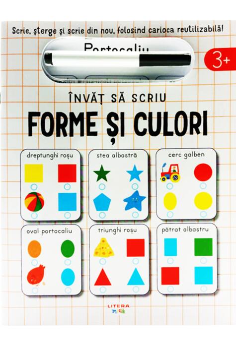 Copertă produs &Icirc;nvăț să scriu: Forme și culori