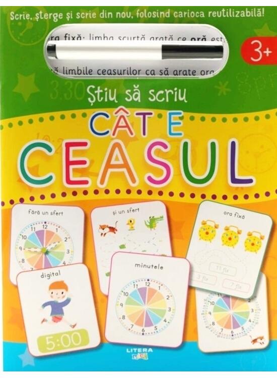 Copertă produs Știu să scriu: C&acirc;t e ceasul - gallery big 1