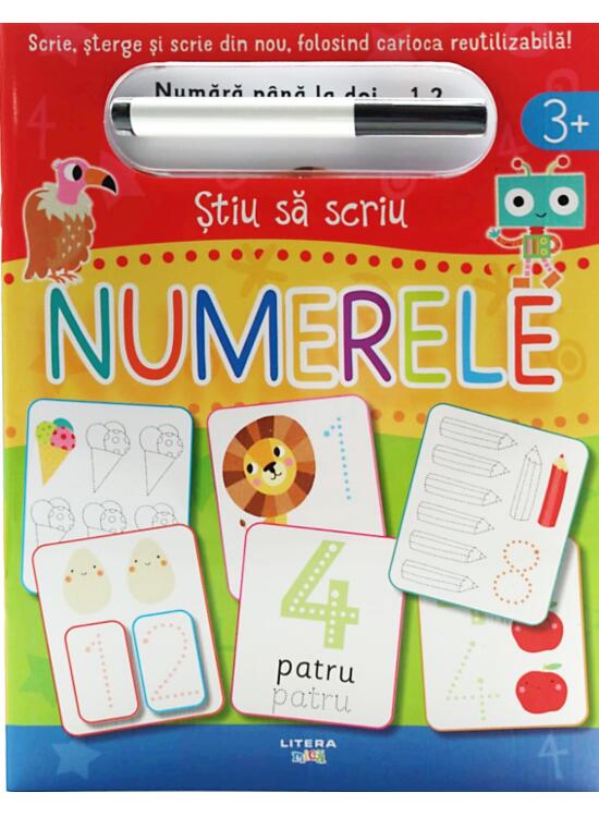 Copertă produs Știu să scriu: Numerele - gallery big 1