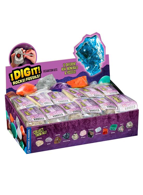 Copertă produs I Dig It! Rocks & Fossils - Kit de excavare cu minereuri - gallery big 4