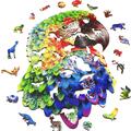 Copertă produs Puzzle de lemn, 94 piese &icirc;n formă de papagal - gallery small 