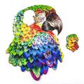 Copertă produs Puzzle de lemn, 94 piese &icirc;n formă de papagal - gallery small 