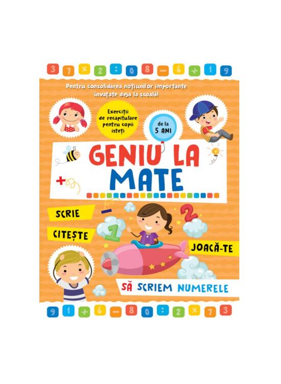 Copertă produs Geniu la mate &ndash; scrie, citește, joacă-te, să scriem numerele (Vol. 1) - gallery big 1