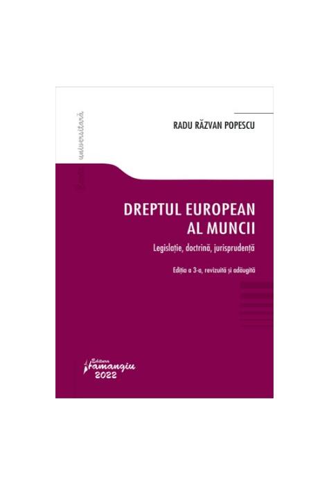 Copertă produs Dreptul european al muncii