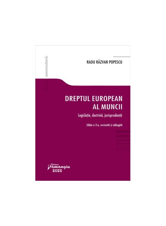Copertă produs Dreptul european al muncii - gallery big 1