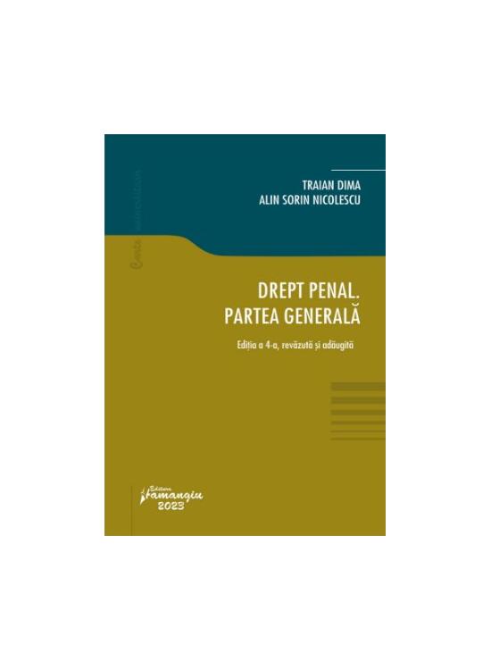 Copertă produs Drept penal. Partea generală - gallery big 1