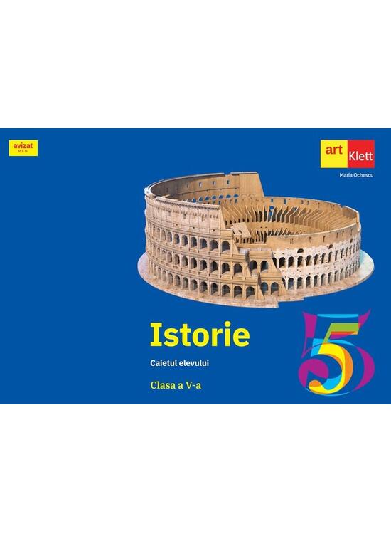 Copertă produs Istorie. Caiet pentru clasa a V-a - gallery big 1