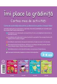 Copertă produs &Icirc;mi place la grădiniță &ndash; 3-4 ani