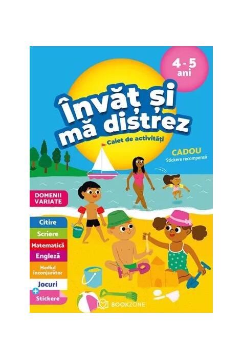Copertă produs &Icirc;nvăț și mă distrez &ndash; 4-5 ani