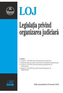 Copertă produs Legislația privind organizarea judiciară