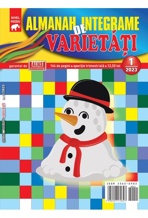 Copertă produs Almanah de integrame. Varietăți nr. 1/ 2023