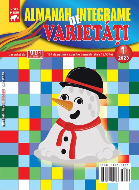Copertă produs Almanah de integrame. Varietăți nr. 1/ 2023 - gallery big 1