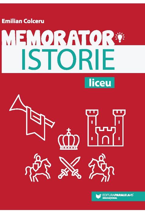 Copertă produs Memorator de istorie pentru liceu