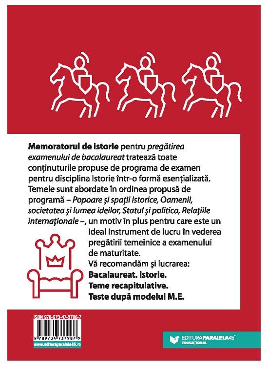 Copertă produs Memorator de istorie pentru liceu - gallery big 2