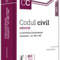 Copertă produs Codul civil adnotat cu doctrină și jurisprudență (Vol. 2  – art. 953-1.395) - gallery small 