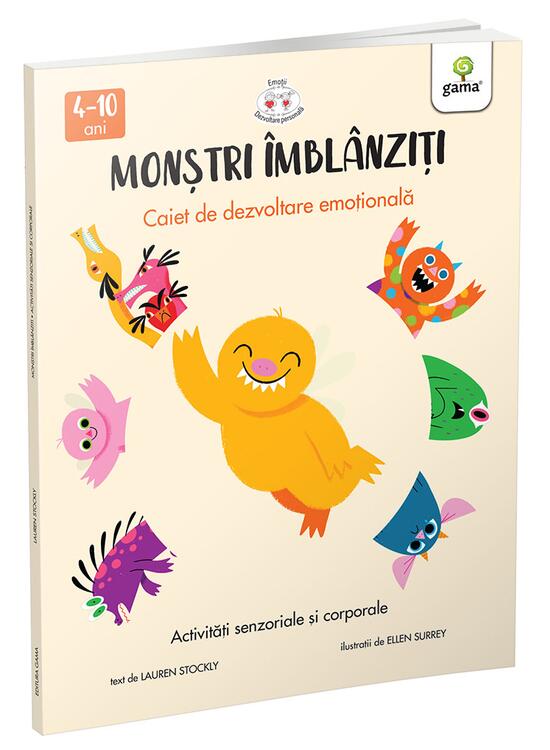 Copertă produs Activități senzoriale și corporale. Monștri &icirc;mbl&acirc;nziți (Vol. 1) - gallery big 1