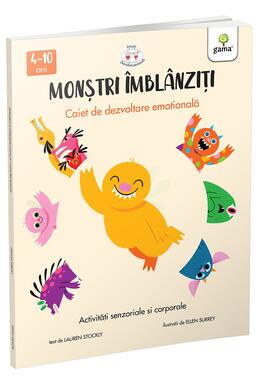 Copertă produs Activități senzoriale și corporale. Monștri &icirc;mbl&acirc;nziți (Vol. 1)