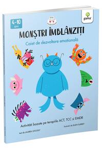 Copertă produs Activități bazate pe terapiile ACT, CBT și EMDR. Monștri &icirc;mbl&acirc;nziți (Vol. 2)