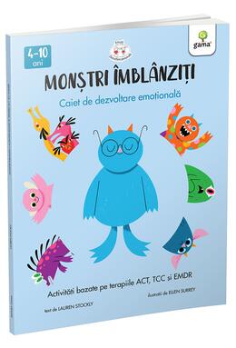 Copertă produs Activități bazate pe terapiile ACT, CBT și EMDR. Monștri &icirc;mbl&acirc;nziți (Vol. 2)