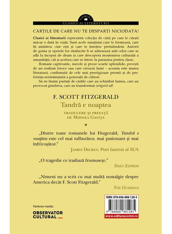 Copertă produs Tandră e noaptea - gallery big 2