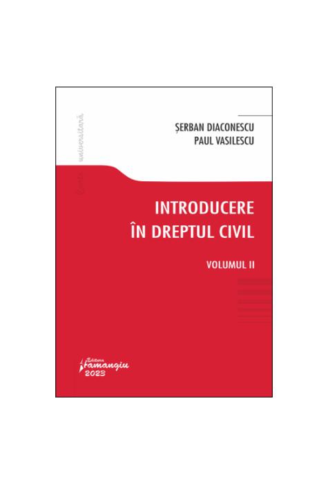 Copertă produs Introducere &icirc;n dreptul civil (Vol. 2)